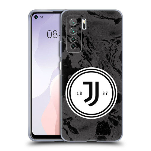 Juventus Football Club Art Monochrome Marble Logo Soft Gel Case for Huawei Nova 7 SE/P40 Lite 5G