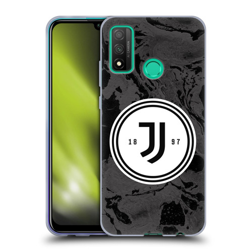 Juventus Football Club Art Monochrome Marble Logo Soft Gel Case for Huawei P Smart (2020)