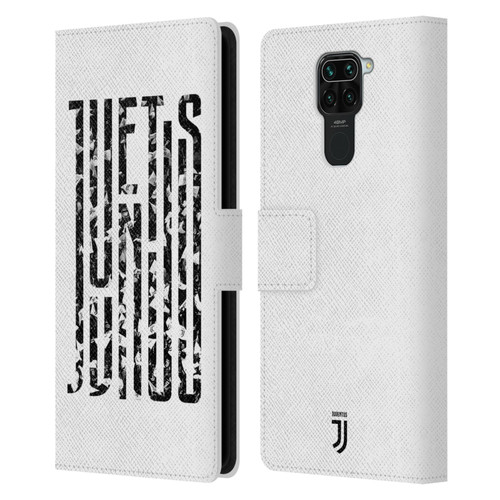Juventus Football Club Graphic Logo  Fans Leather Book Wallet Case Cover For Xiaomi Redmi Note 9 / Redmi 10X 4G