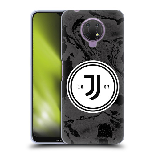 Juventus Football Club Art Monochrome Marble Logo Soft Gel Case for Nokia G10