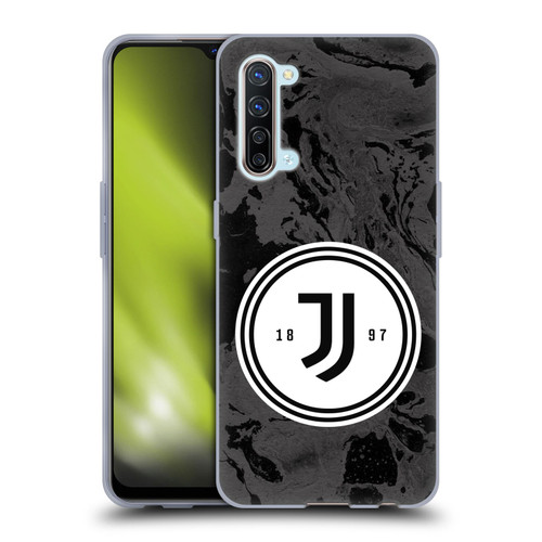 Juventus Football Club Art Monochrome Marble Logo Soft Gel Case for OPPO Find X2 Lite 5G