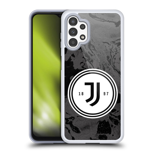 Juventus Football Club Art Monochrome Marble Logo Soft Gel Case for Samsung Galaxy A13 (2022)