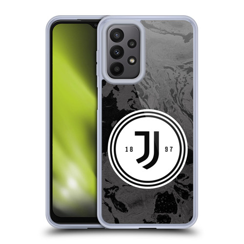 Juventus Football Club Art Monochrome Marble Logo Soft Gel Case for Samsung Galaxy A23 / 5G (2022)