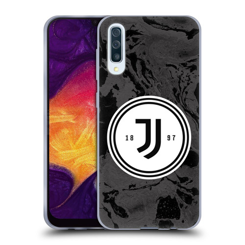 Juventus Football Club Art Monochrome Marble Logo Soft Gel Case for Samsung Galaxy A50/A30s (2019)