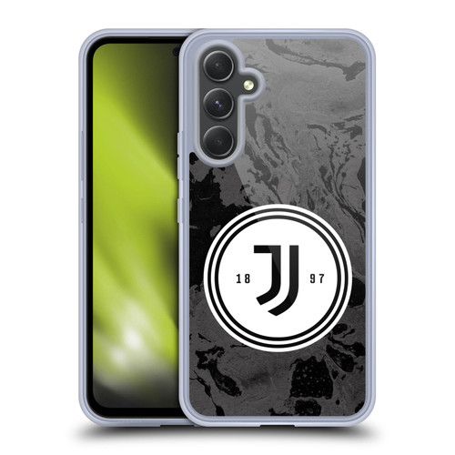 Juventus Football Club Art Monochrome Marble Logo Soft Gel Case for Samsung Galaxy A54 5G