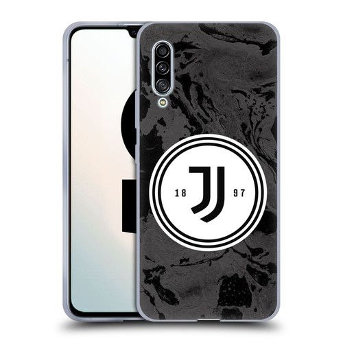 Juventus Football Club Art Monochrome Marble Logo Soft Gel Case for Samsung Galaxy A90 5G (2019)