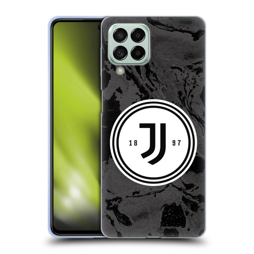 Juventus Football Club Art Monochrome Marble Logo Soft Gel Case for Samsung Galaxy M53 (2022)