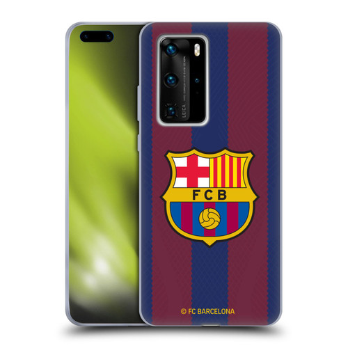 FC Barcelona 2023/24 Crest Kit Home Soft Gel Case for Huawei P40 Pro / P40 Pro Plus 5G