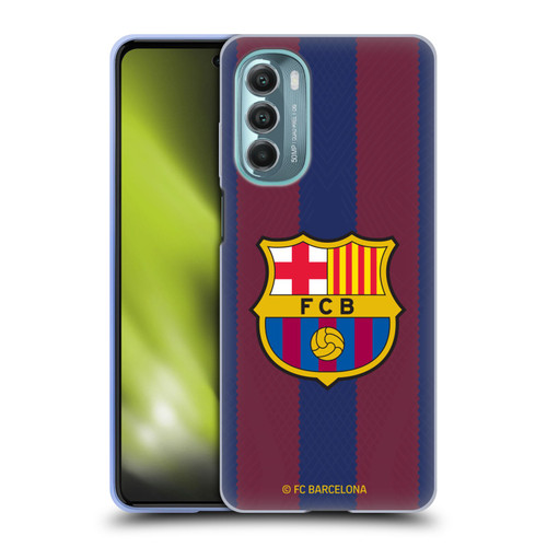 FC Barcelona 2023/24 Crest Kit Home Soft Gel Case for Motorola Moto G Stylus 5G (2022)