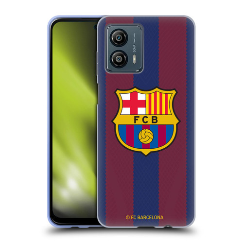 FC Barcelona 2023/24 Crest Kit Home Soft Gel Case for Motorola Moto G53 5G