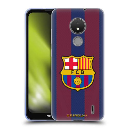 FC Barcelona 2023/24 Crest Kit Home Soft Gel Case for Nokia C21