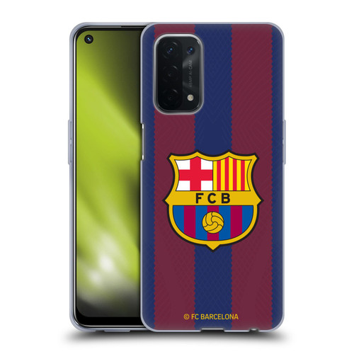 FC Barcelona 2023/24 Crest Kit Home Soft Gel Case for OPPO A54 5G