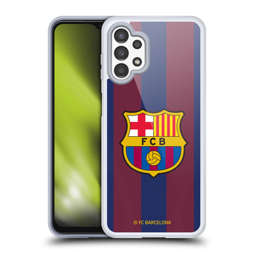 FC Barcelona 2023/24 Crest Kit Home Soft Gel Case for Samsung Galaxy A13 (2022)