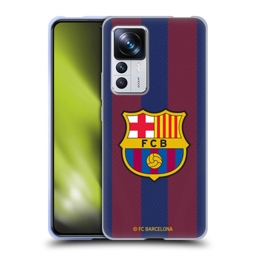 FC Barcelona 2023/24 Crest Kit Home Soft Gel Case for Xiaomi 12T Pro