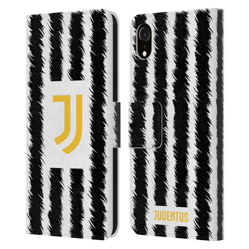 Juventus Football Club 2023/24 Match Kit Home Leather Book Wallet Case Cover For Apple iPhone XR