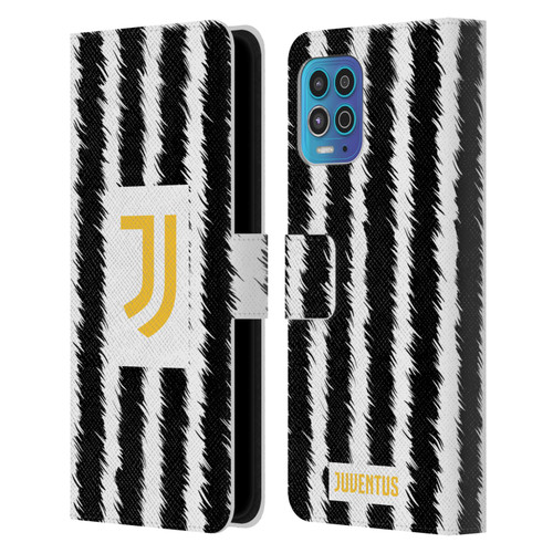 Juventus Football Club 2023/24 Match Kit Home Leather Book Wallet Case Cover For Motorola Moto G100