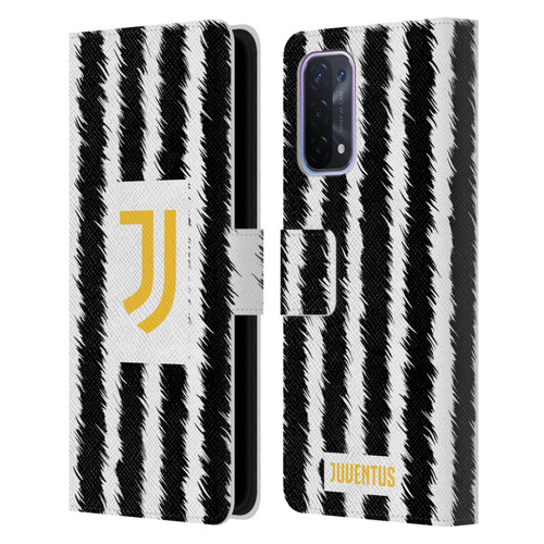 Juventus Football Club 2023/24 Match Kit Home Leather Book Wallet Case Cover For OPPO A54 5G