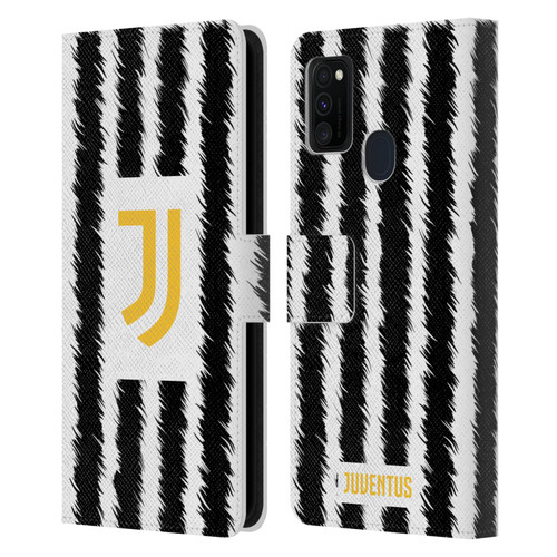 Juventus Football Club 2023/24 Match Kit Home Leather Book Wallet Case Cover For Samsung Galaxy M30s (2019)/M21 (2020)