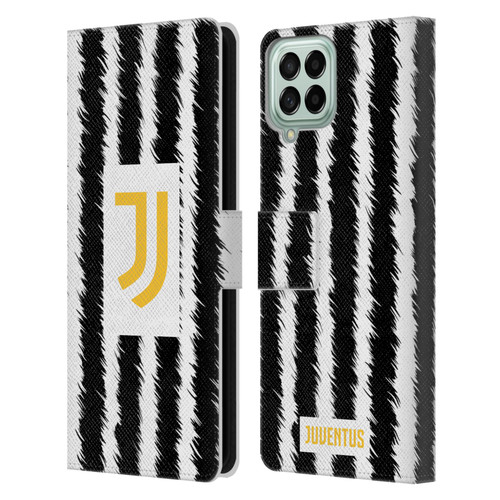 Juventus Football Club 2023/24 Match Kit Home Leather Book Wallet Case Cover For Samsung Galaxy M53 (2022)