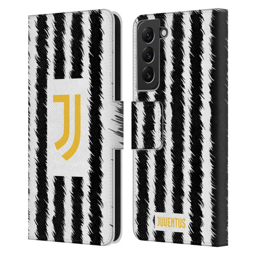 Juventus Football Club 2023/24 Match Kit Home Leather Book Wallet Case Cover For Samsung Galaxy S22+ 5G