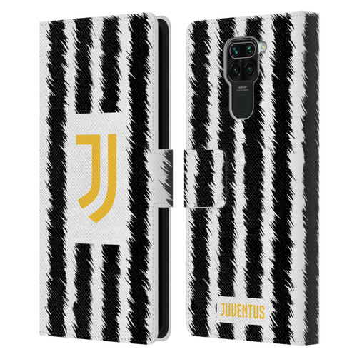 Juventus Football Club 2023/24 Match Kit Home Leather Book Wallet Case Cover For Xiaomi Redmi Note 9 / Redmi 10X 4G