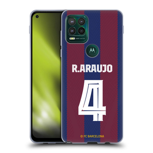 FC Barcelona 2023/24 Players Home Kit Ronald Araújo Soft Gel Case for Motorola Moto G Stylus 5G 2021