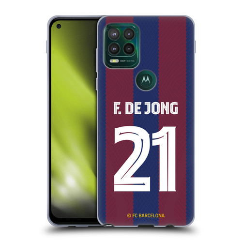 FC Barcelona 2023/24 Players Home Kit Frenkie de Jong Soft Gel Case for Motorola Moto G Stylus 5G 2021
