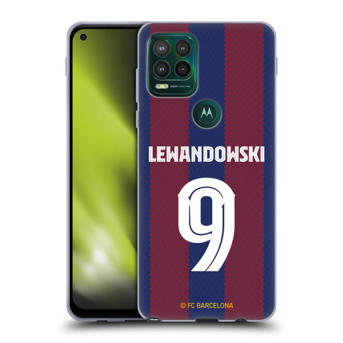 FC Barcelona 2023/24 Players Home Kit Robert Lewandowski Soft Gel Case for Motorola Moto G Stylus 5G 2021