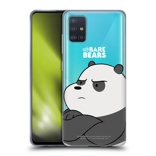 We Bare Bears Character Art Panda Soft Gel Case for Samsung Galaxy A51 (2019)