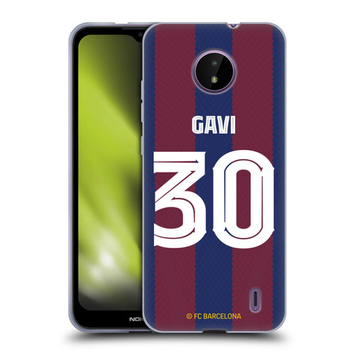 FC Barcelona 2023/24 Players Home Kit Gavi Soft Gel Case for Nokia C10 / C20