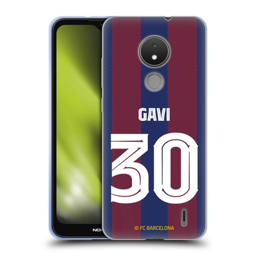 FC Barcelona 2023/24 Players Home Kit Gavi Soft Gel Case for Nokia C21