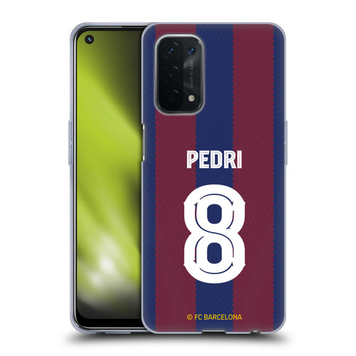 FC Barcelona 2023/24 Players Home Kit Pedri Soft Gel Case for OPPO A54 5G