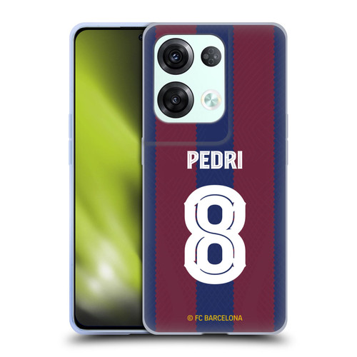 FC Barcelona 2023/24 Players Home Kit Pedri Soft Gel Case for OPPO Reno8 Pro