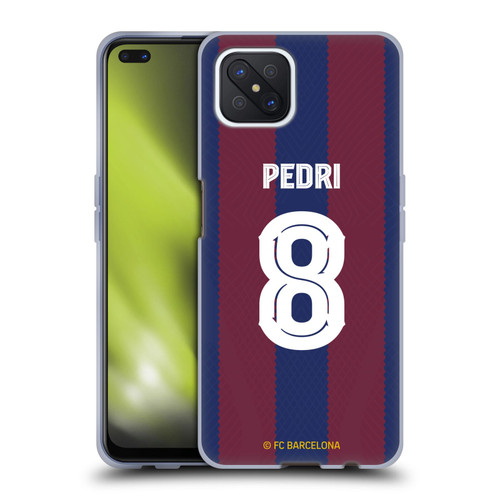 FC Barcelona 2023/24 Players Home Kit Pedri Soft Gel Case for OPPO Reno4 Z 5G