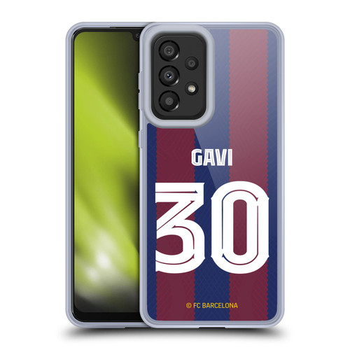 FC Barcelona 2023/24 Players Home Kit Gavi Soft Gel Case for Samsung Galaxy A33 5G (2022)