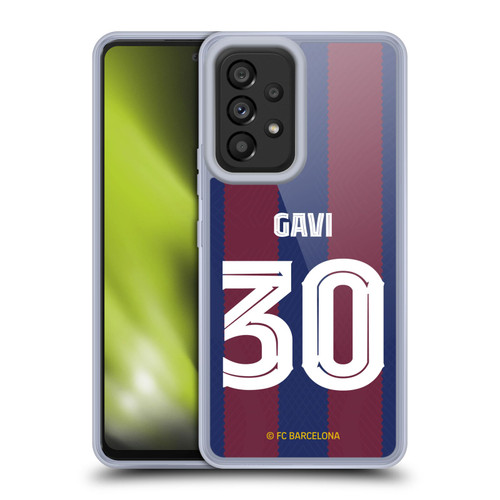 FC Barcelona 2023/24 Players Home Kit Gavi Soft Gel Case for Samsung Galaxy A53 5G (2022)