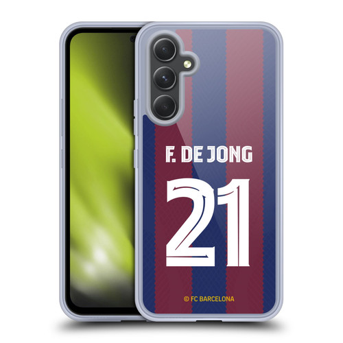 FC Barcelona 2023/24 Players Home Kit Frenkie de Jong Soft Gel Case for Samsung Galaxy A54 5G