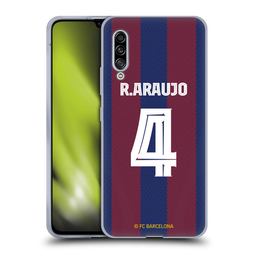 FC Barcelona 2023/24 Players Home Kit Ronald Araújo Soft Gel Case for Samsung Galaxy A90 5G (2019)