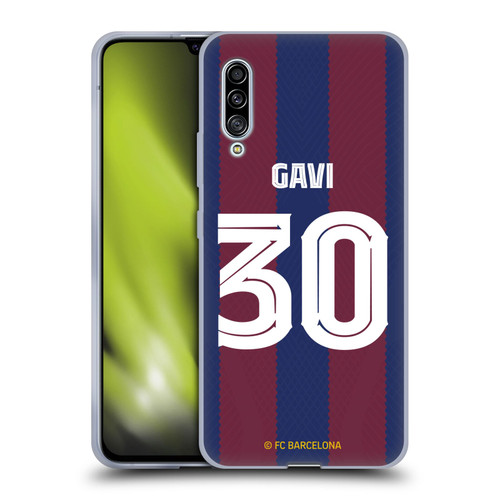 FC Barcelona 2023/24 Players Home Kit Gavi Soft Gel Case for Samsung Galaxy A90 5G (2019)