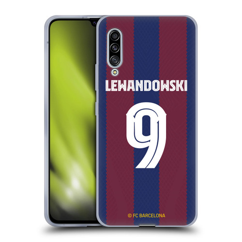 FC Barcelona 2023/24 Players Home Kit Robert Lewandowski Soft Gel Case for Samsung Galaxy A90 5G (2019)