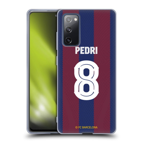 FC Barcelona 2023/24 Players Home Kit Pedri Soft Gel Case for Samsung Galaxy S20 FE / 5G