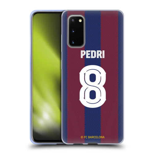 FC Barcelona 2023/24 Players Home Kit Pedri Soft Gel Case for Samsung Galaxy S20 / S20 5G