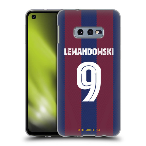 FC Barcelona 2023/24 Players Home Kit Robert Lewandowski Soft Gel Case for Samsung Galaxy S10e