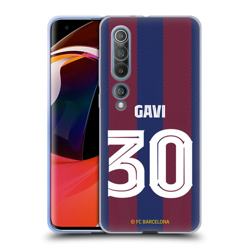 FC Barcelona 2023/24 Players Home Kit Gavi Soft Gel Case for Xiaomi Mi 10 5G / Mi 10 Pro 5G