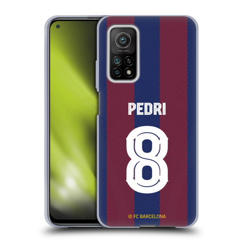FC Barcelona 2023/24 Players Home Kit Pedri Soft Gel Case for Xiaomi Mi 10T 5G