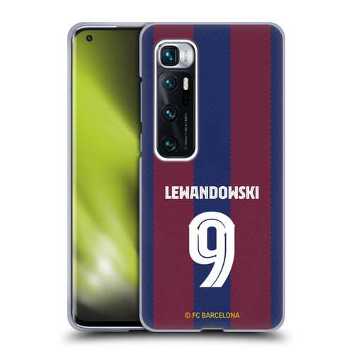 FC Barcelona 2023/24 Players Home Kit Robert Lewandowski Soft Gel Case for Xiaomi Mi 10 Ultra 5G
