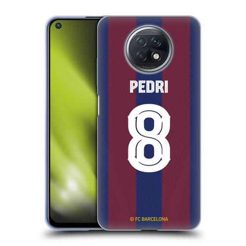 FC Barcelona 2023/24 Players Home Kit Pedri Soft Gel Case for Xiaomi Redmi Note 9T 5G