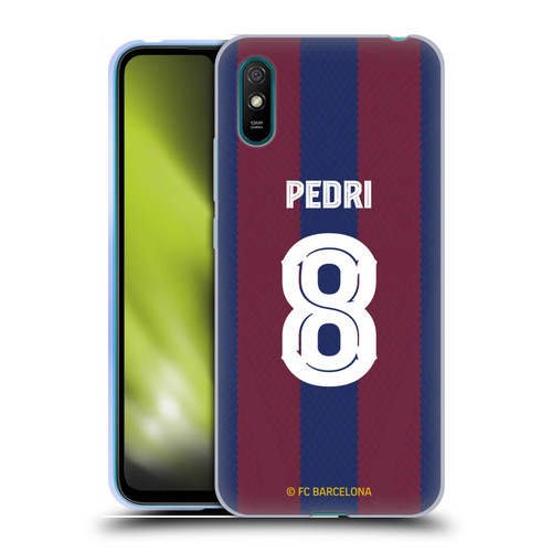 FC Barcelona 2023/24 Players Home Kit Pedri Soft Gel Case for Xiaomi Redmi 9A / Redmi 9AT