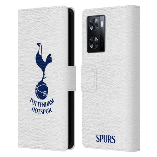 Tottenham Hotspur F.C. Badge Blue Cockerel Leather Book Wallet Case Cover For OPPO A57s