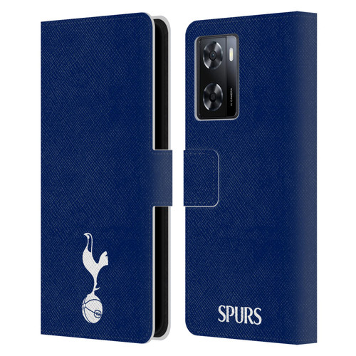 Tottenham Hotspur F.C. Badge Small Cockerel Leather Book Wallet Case Cover For OPPO A57s